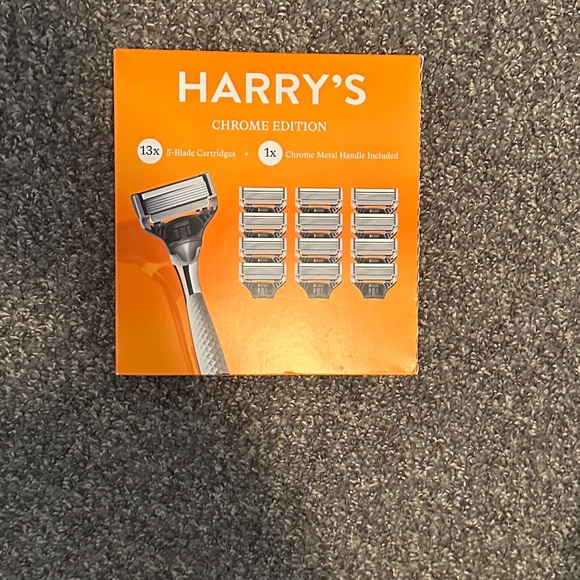 Brand new unopened box of Harry’s Chrome Edition Razor Set - Picture 1 of 3